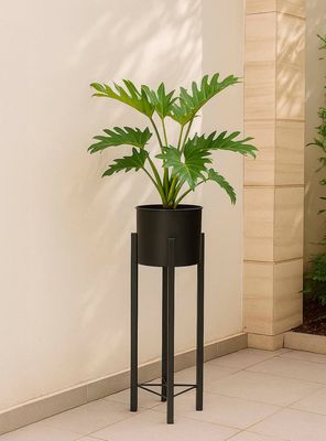 Imagen 2 del producto Porta Macetero Pedestal Decorativo Negro 76 cm