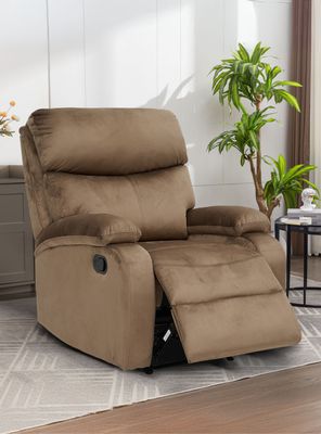 Imagen 2 del producto Berger Reclinable Milan Terciopelo Café