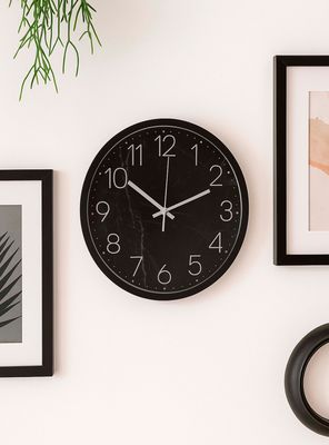 Imagen 2 del producto Reloj Decorativo Pared Clásico Negro 30 cm