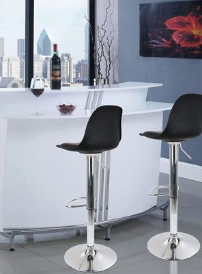 Imagen 2 del producto Pack 2 Sillas Altas De Bar Taburete Orlando-t Negro