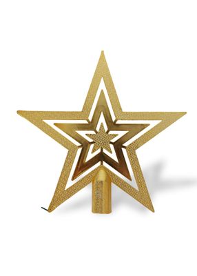 Estrella Navidad Dorada Dorado