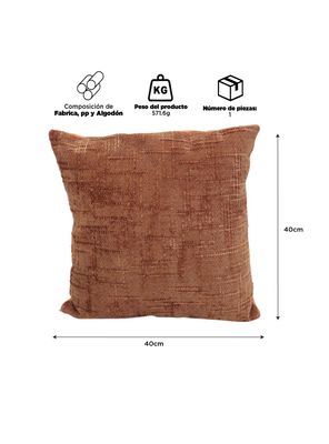 Imagen 2 del producto Cojín Decorativo Terracota 40x40cm