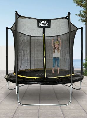 Imagen 2 del producto Cama Elástica Max Magic 244cm Negra con Red de Seguridad