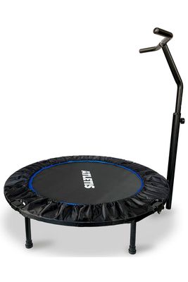 Trampolín con barra 1.02mts Pro Fitness Azul