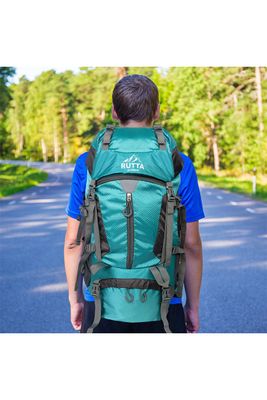 Imagen 2 del producto MOCHILA CAMPING 65L CELESTE