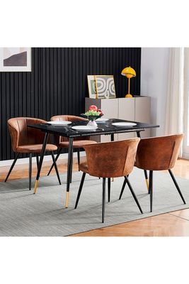 Imagen 2 del producto Pack 2 Silla comedor Doncic Café