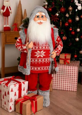 Imagen 2 del producto Muñeco Papá Noel 90 cm Rojo