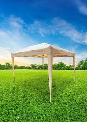 Imagen 2 del producto Toldo Terraza 3x3 m Reforzado con Bolsa de Transporte Beige