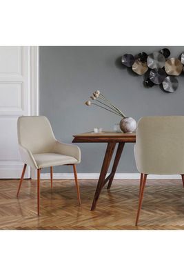 Imagen 2 del producto Pack 2 Sillas Comedor Lino Margaret Beige