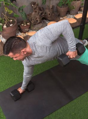 Imagen 2 del producto Mancuerna Hexagonal 20 Kg Negro