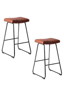 Pack 2 Pisos Bar Acolchados Taburetes