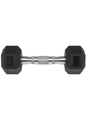 Mancuerna Hexagonal 2,5 Kg Negro