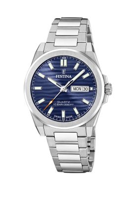 Reloj F20073/2 Festina Swiss Azul Hombre Acero Clasico