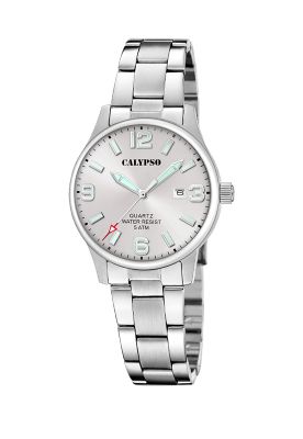 Reloj K5861/2 Calypso Plateado Mujer Basic