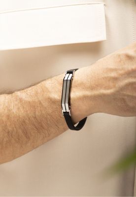 Imagen 2 del producto Pulsera LS2586-2/1 Lotus Style Negro Hombre Men Basic