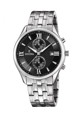 Reloj F6854/8 Festina Plateado Hombre Retro