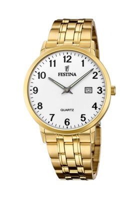 Reloj F20513/1 Festina Dorado Hombre Acero Clásico