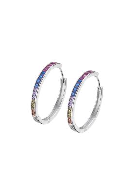 Imagen 1 del producto Aros LP3396-4/8 Lotus Silver Mujer Hoops