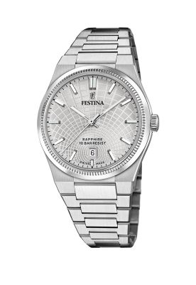 Reloj F20051/2 Festina Swiss Plateado Hombre Rive Collection