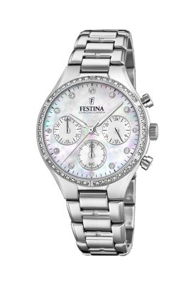 Reloj F20401/1 Festina Blanco Mujer Boyfriend Collection
