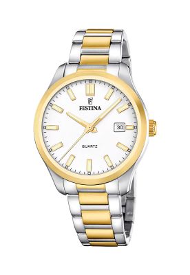 Reloj F20738/1 Festina Blanco Hombre Acero Clasico