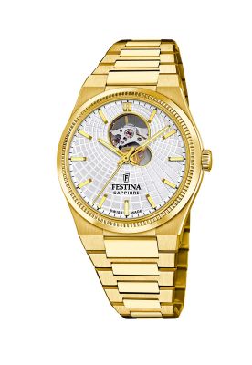Reloj F20062/1 Festina Swiss Plata Hombre Automático