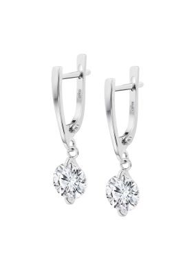 Aros LP3807-4/1 Lotus Silver Mujer Charming Lady Swarov Ski