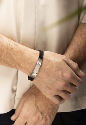 Imagen 2 del producto Pulsera LS2585-2/1 Lotus Style Negro Hombre Men Basic