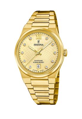Reloj F20058/2 Festina Swiss Dorado Mujer Rive Collection