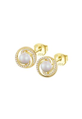 Aros LP3095-4/2 Lotus Silver Mujer Pearls