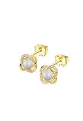 Aros LP3094-4/2 Lotus Silver Mujer Pearls
