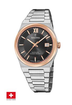 Reloj F20036/3 Festina Swiss Negro Hombre My Swiss Time