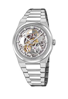 Reloj F20069/1 Festina Swiss Plata Hombre Automático