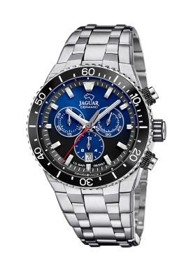 Reloj J1022/5 Jaguar Swiss Plateado Hombre Ceramic