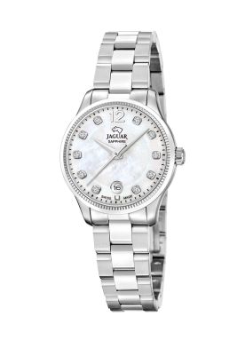Reloj J1045/2 Jaguar Swiss Plateado Mujer Acamar (Ay-Kuh-Mar)