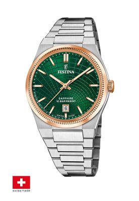 Reloj F20065/3 Festina Swiss Verde Hombre Rive Collection