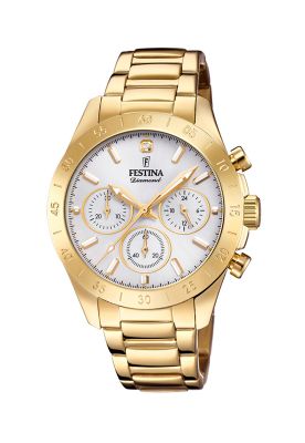 Reloj F20400/1 Festina Blanco Mujer Boyfriend Collection