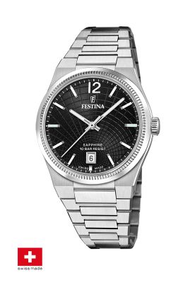Reloj F20052/8 Festina Swiss Negro Mujer Rive Collection