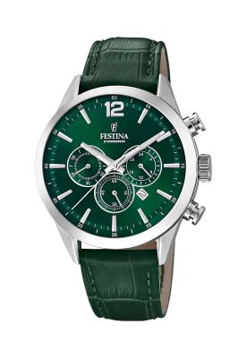 Reloj F20542/7 Festina Verde Hombre Timeless Chronograph