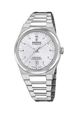 Reloj F20083/1 Festina Swiss Plateado Hombre Automatico