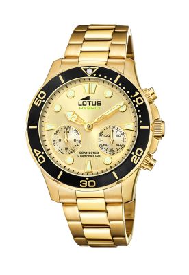 Reloj 18802/1 Lotus Champaña Hombre Connected