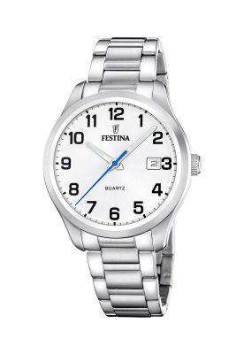 Reloj F20736/1 Festina Blanco Hombre Acero Clasico