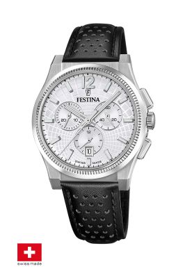Reloj F20060/1 Festina Swiss Plata Hombre Rive Collection