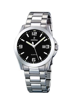 Reloj F16376/4 Festina Negro Hombre Acero Clásico