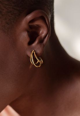 Imagen 2 del producto Aros LP3282-4/2 Lotus Silver Mujer Hoops