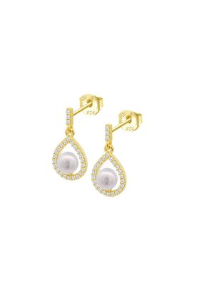 Aros LP3198-4/2 Lotus Silver Mujer Pearls