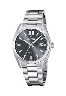 Reloj F20707/3 Festina Gris Hombre Acero Clasico