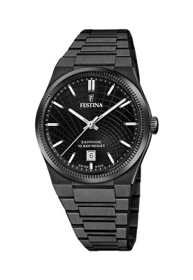 Reloj F20080/1 Festina Swiss Negro Hombre Rive Collection