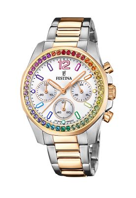 Reloj F20608/2 Festina Blanco Mujer Boyfriend Collection