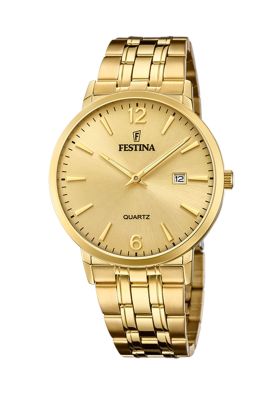 Reloj F20513/3 Festina Dorado Hombre Acero Clásico